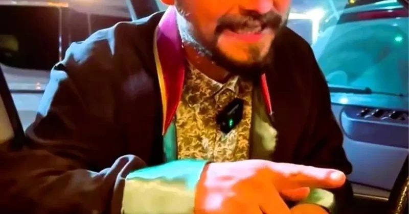 Avukat cübbesiyle kamera karşısına geçen galericinin başı dertte