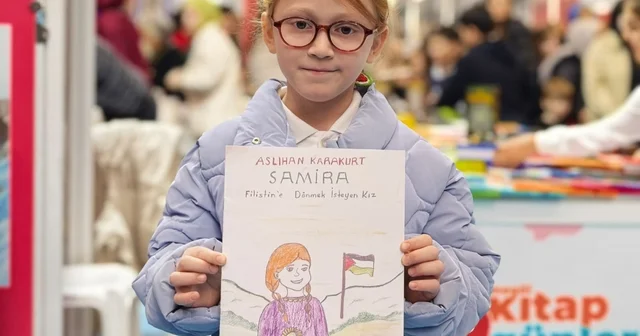 9 yaşındaki Aslıhan, yazdığı hikaye kitabının gelirini Filistin e bağışlayacak Bursa Haberleri