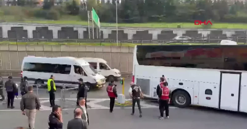 Trabzonspor taraftarları Galatasaray maçı için RAMS Park a geldi