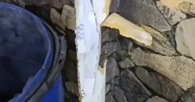 Gebze de kolonlarında çatlama oluşan bina tahliye edildi VİDEO İZLE