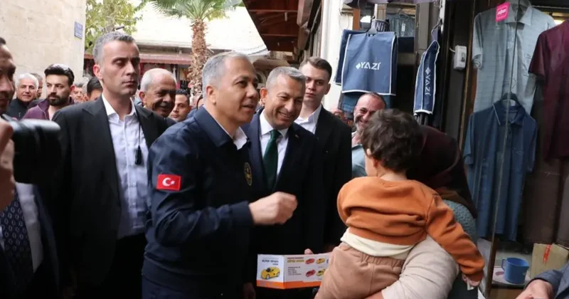 İçişleri Bakanı Yerlikaya dan Kilis te esnaf ziyareti