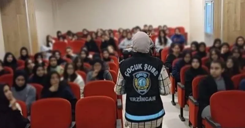 Erzincan’da öğrencilere güvenlik ve siber farkındalık eğitimi