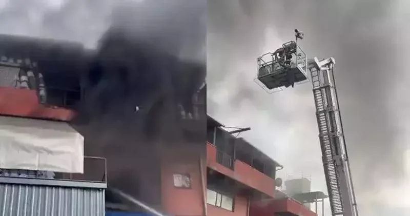 Başakşehir de plastik imalathanesinde çıkan yangın söndürüldü