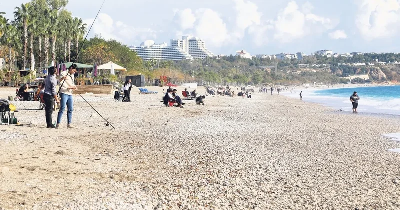 Bir yanda kar bir yanda güneş