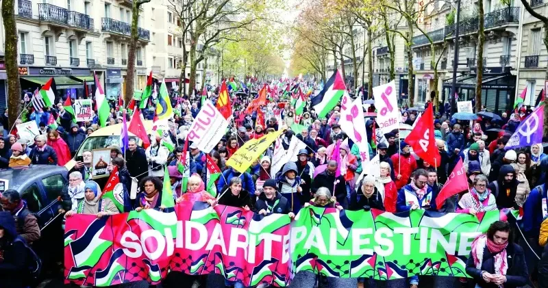 Filistin için yürüdüler Dünya Haberleri