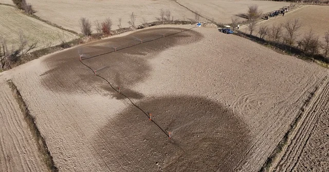 Amasya da basınçlı sulama tesisinin açılışı yapıldı Amasya Haberleri