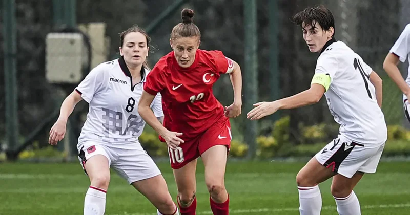 A Milli Kadın Futbol Takımı, hazırlık maçında Arnavutluk u 2 0 yendi
