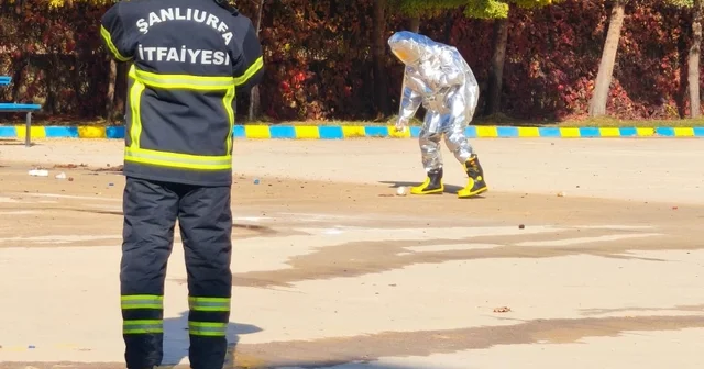 Şanlıurfa da bir okulda deney tüplerinin patlaması sonucu 2 kişi yaralandı Şanlıurfa Haberleri