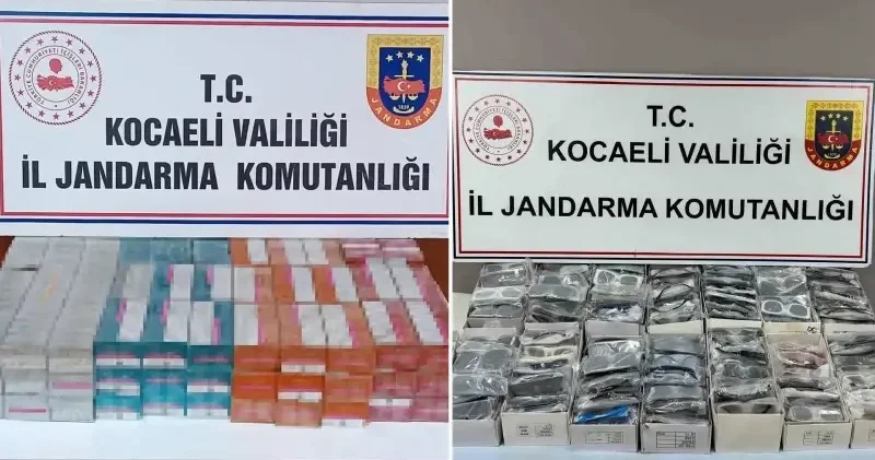 Kaçakçılara büyük darbe: 2,6 milyon TL değerinde ürün ele geçirildi Kocaeli Haberleri