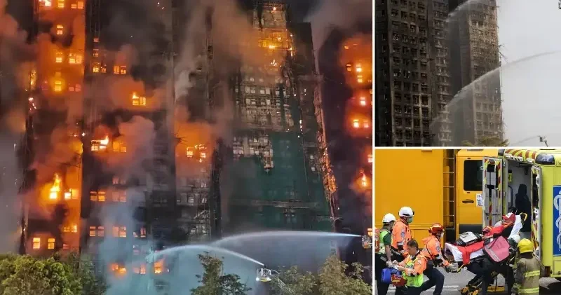 Hong Kong ta yanan binalarda dayanıksız malzeme tespit edildi Asya Haberleri