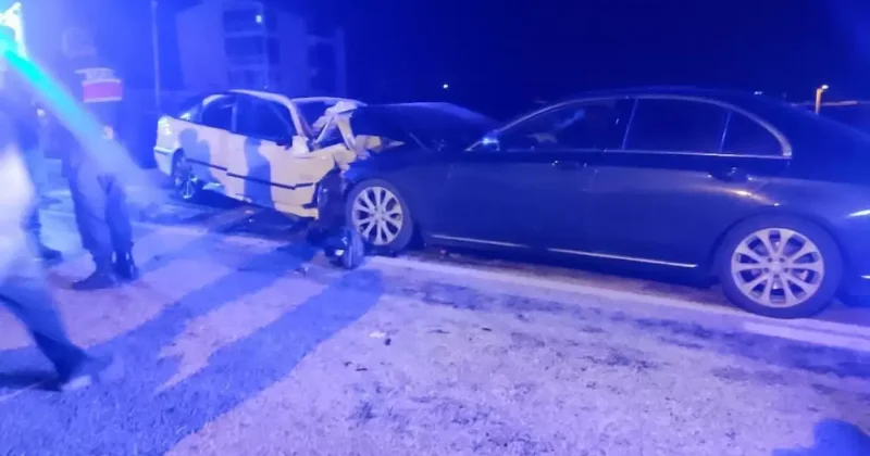 Konya da korkunç kaza! Otomobiller çarpıştı: 1 ölü, 5 yaralı