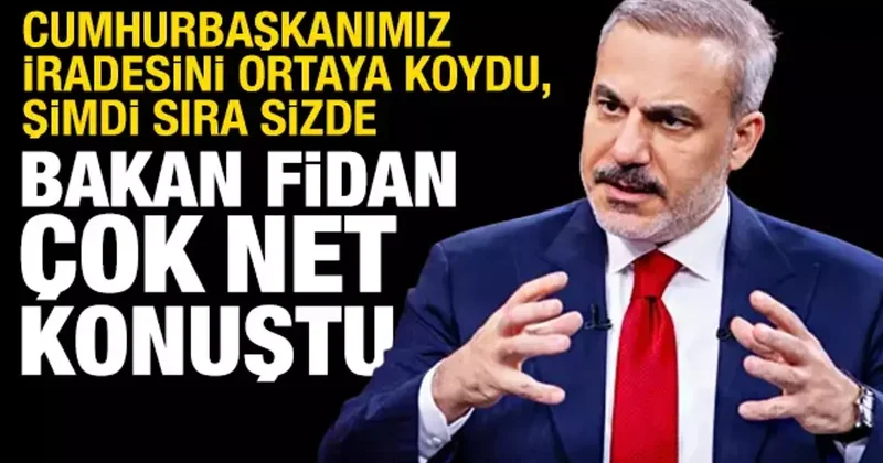 Bakan Fidan dan AB ye: Cumhurbaşkanımız iradesini gösterdi, şimdi sıra sizde