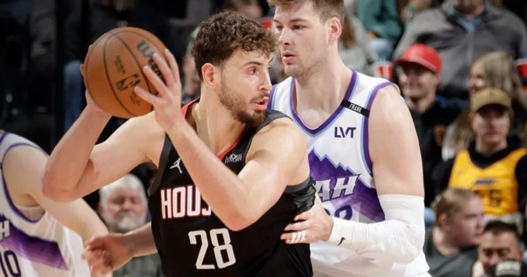 Alperen Şengün ün yıldızlaştığı maçta Houston Rockets, Utah Jazz ı farklı yendi!