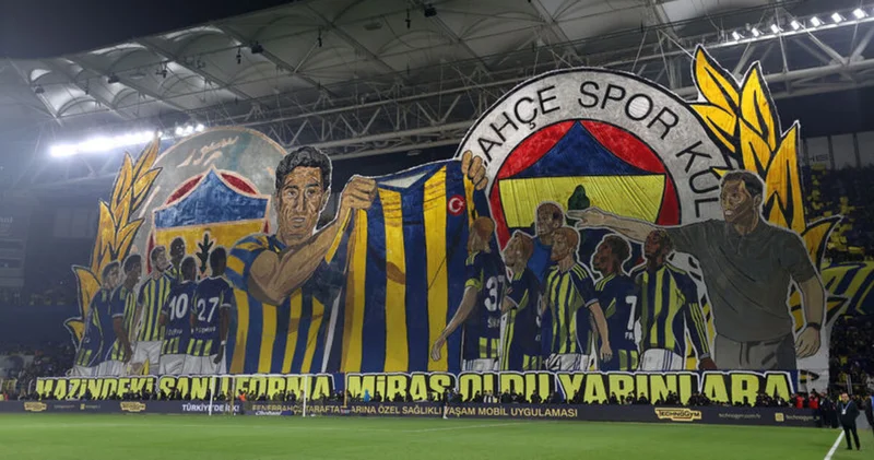 Kadıköy de koreografi şov! Fenerbahçe Haberleri