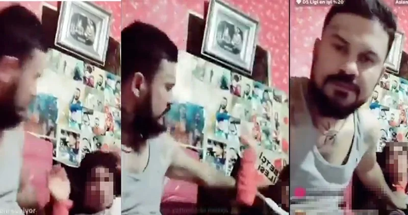 TikTok ta canlı yayın açıp eşine şiddet uyguladı: Gücünüz yetiyorsa elimden alın diyerek meydan okudu