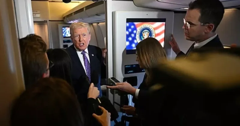 Trump MR sorularına sinirlenip muhabire ağır şekilde hakaret etti