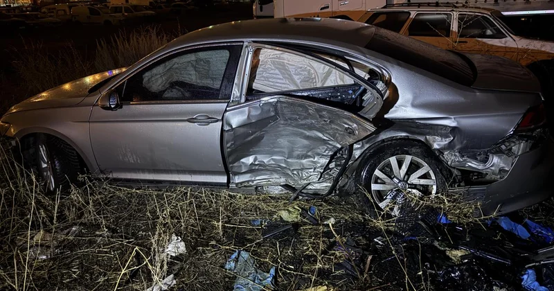 Erzurum da iki aracın çarpıştığı kazada 1 kişi öldü