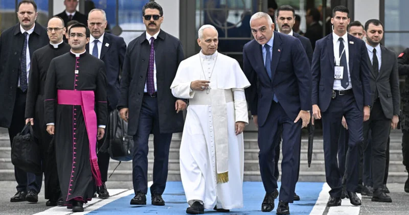 Bakan Ersoy, Papa 14. Leo ya teşekkür etti