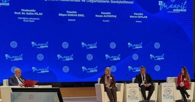 Sınıf öğretmeni Erel II. Maarif Kongresi nde sunum yaptı Bayburt Haberleri