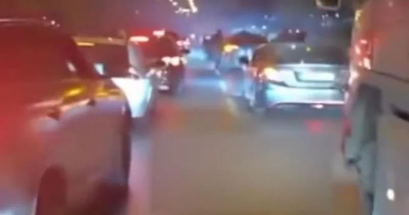 Mersin de yolu kapatan düğün konvoyuna ceza