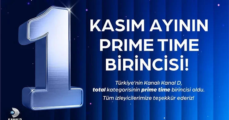 Kasım ayının şampiyonu Kanal D!