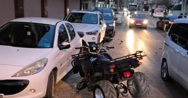 Askeri araca ve otomobile çarpan ATV nin alkollü sürücüsü yaralandı Edirne Haberleri