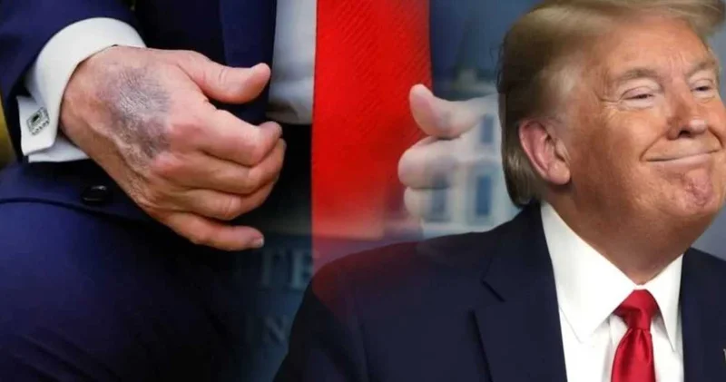 Trump elindeki morlukların nedenini açıkladı: Aşırı dozdan damarlarını patlatmış