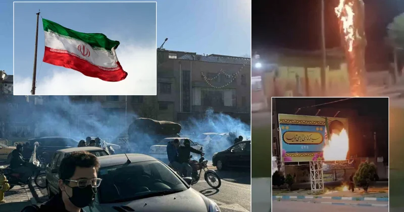 İran’da ekonomik kriz protestoya protesto kaosa dönüştü: Hamaney posterlerini ateşe verdiler Ortadoğu Haberleri