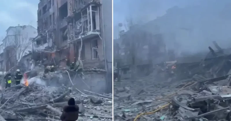 Rusya nın Harkiv e füze saldırısı: Çok sayıda yaralı var