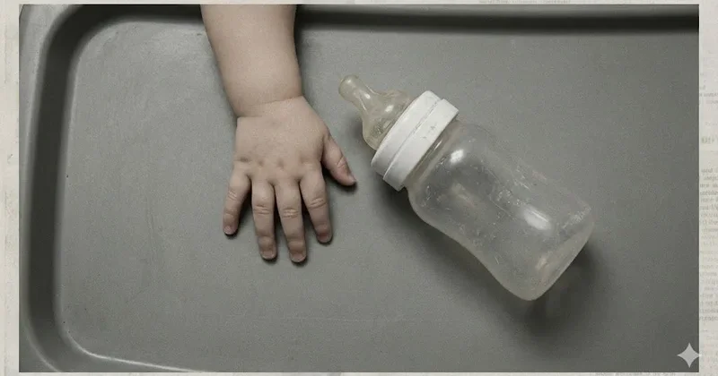 2 aylıkken açlıktan ölen bebeğin annesi konuştu: Bebek ölünce yatağa bırakıp birlikte yemek yemişler