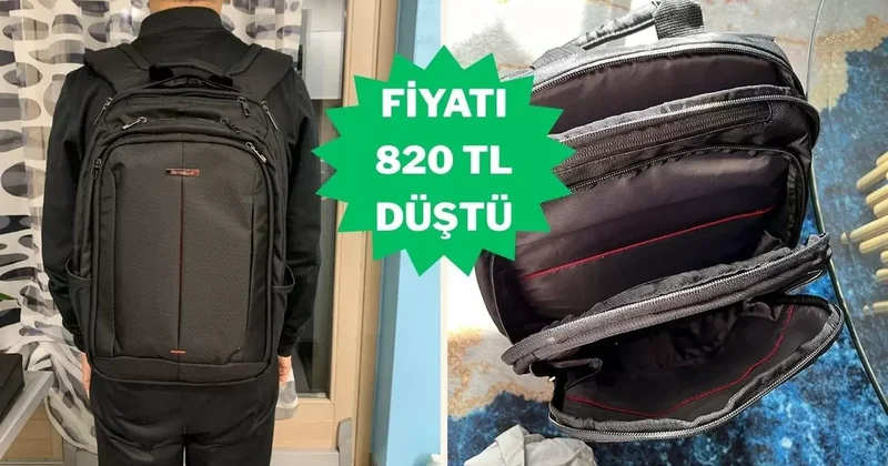 İşten seyahate her an yanınızda: Samsonite sırt çantasında büyük indirim başladı!