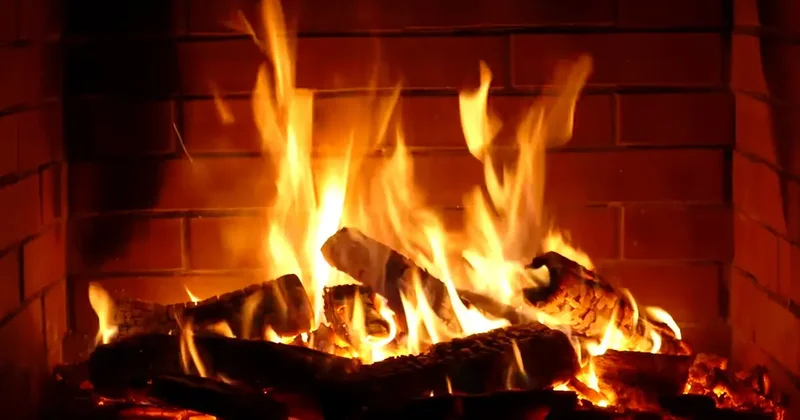 1 değil... 5 değil... Tam 10 saat yanan şömineyle milyon dolarlık gelir!