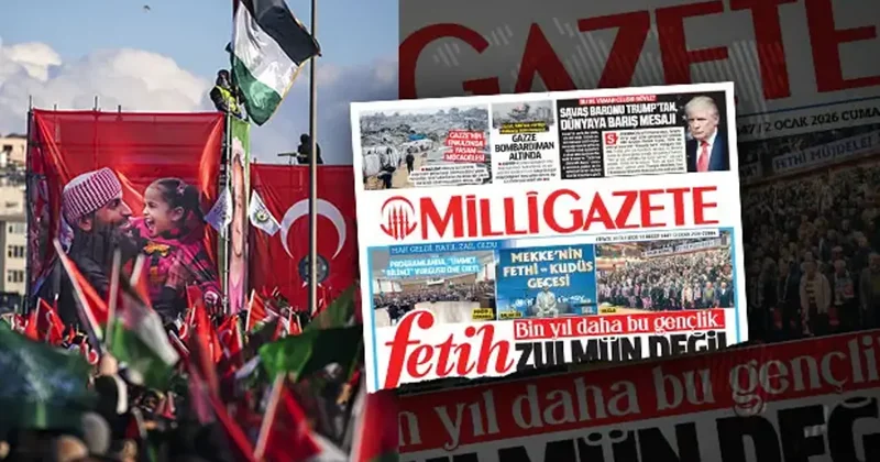 Milli Gazete unuttu mu? Galata daki Filistin selini görmediler