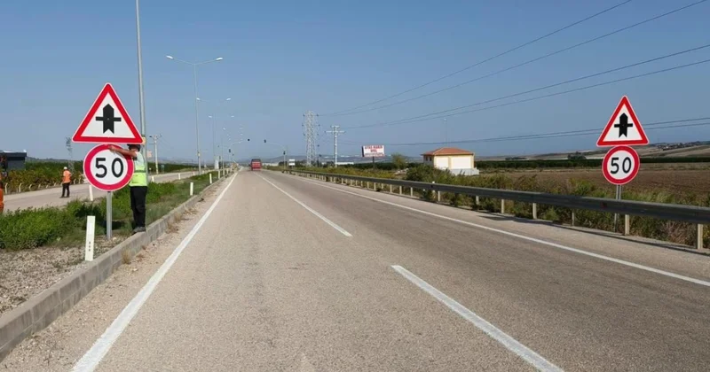 Kara yollarında 58 bin hız levhası kaldırıldı
