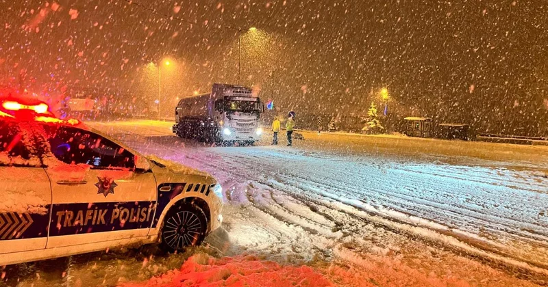 Bolu kent merkezinde metrekareye 84,4 milimetre kar yağdı