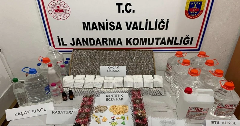 Jandarmadan uyuşturucu tacirlerine operasyon Manisa Haberleri