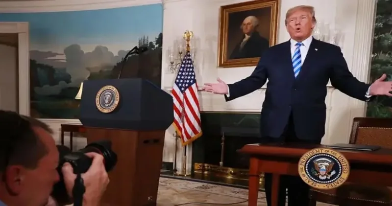 Son dakika Trump tan İran a operasyon müdahale sinyali