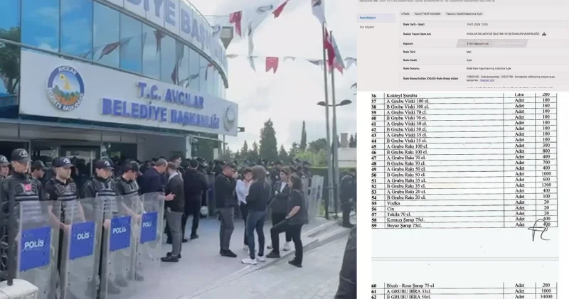 CHP de yılın ilk skandalı: Avcılar Belediyesi nden 43 bin şişe alkollü içecek ihalesi Politika Haberleri