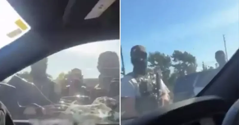 ABD de şiddet bitmiyor! Arabanın camını kırarak gözaltına aldılar