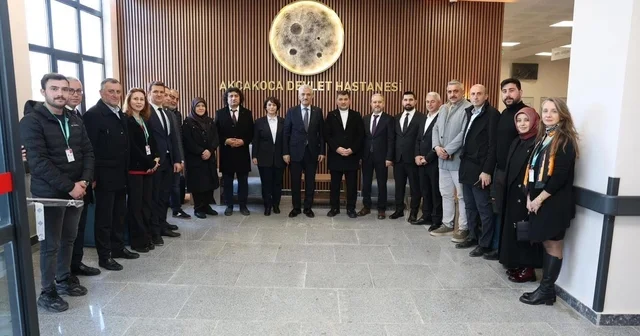 Yapımı tamamlanan alanlarda inceleme Düzce Haberleri