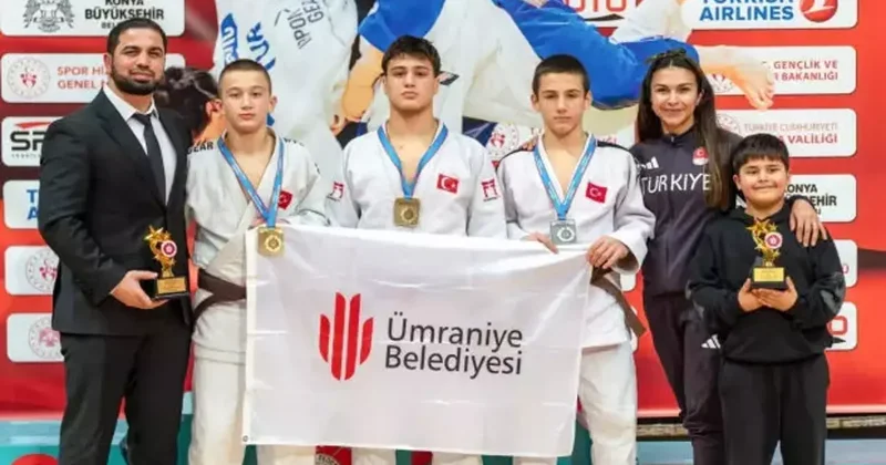 Ümraniye Belediyesi Spor Kulübü nden Türkiye Şampiyonası nda çifte altın