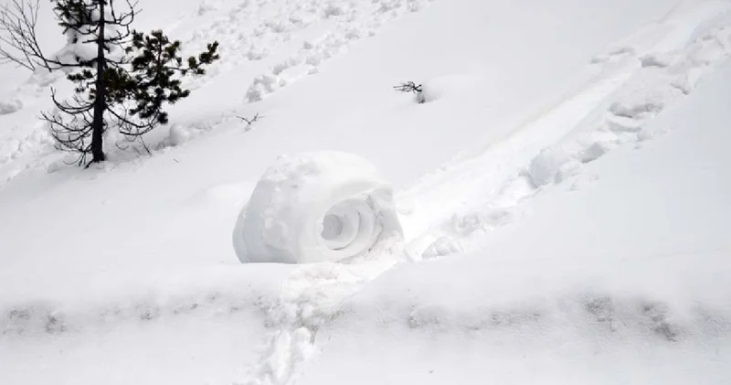 Ilgaz Dağları nda yıllar sonra görülen kar ruloları için uzmanlar uyardı: Sakın dokunmayın