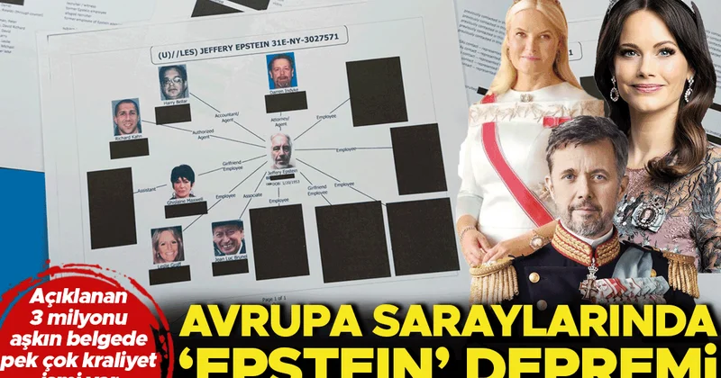 Avrupa saraylarında ‘Epstein’ depremi