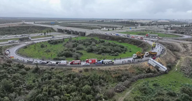 Antalya da Otobüs Kazasında 10 Ölü
