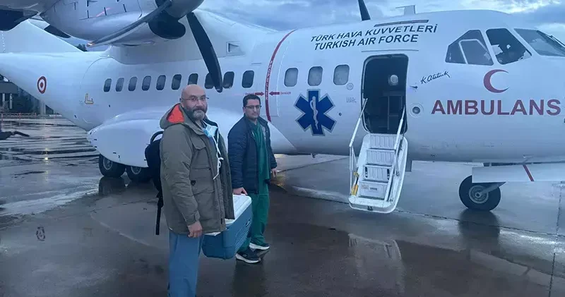 MSB: Hava Kuvvetleri ne ait uçakla İstanbul dan Ankara ya kalp grefti ulaştırıldı