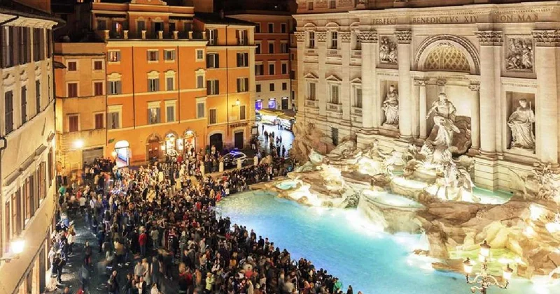 Tarihi Roma Çeşmesi paralı oldu