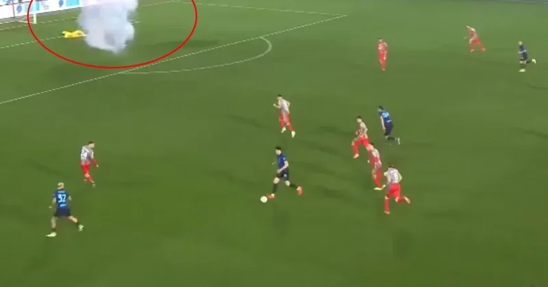 Sahaya bomba atıp kaleciyi yaraladı! Kendi de kabusu yaşadı