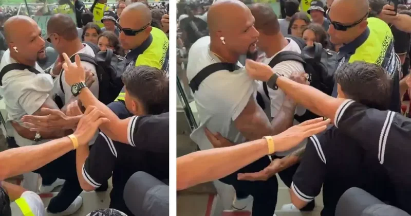 Bir anda saldırdılar! Maça giden Felipe Melo ya büyük şok