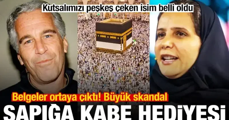 Belgeler ortaya çıktı: BAE liler Kabe örtü parçalarını Epsteina a vermiş