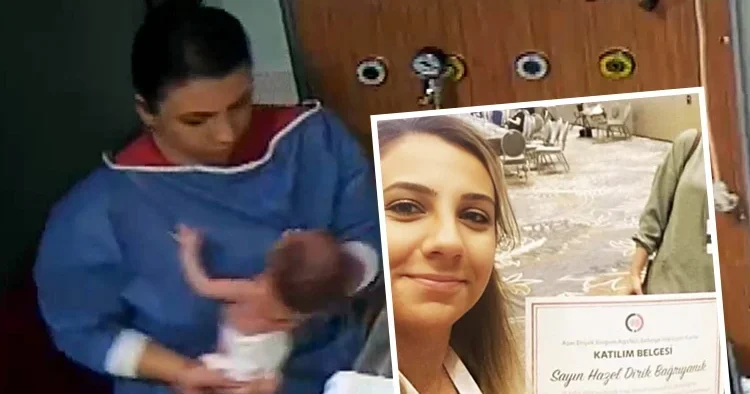 Cani hemşirenin başka vukuatı da ortaya çıktı: Bir bebeği daha darbetmiş